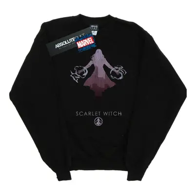 (XL, Black) Marvel Womens/Ladies Scarlet Witch Silhouette Sweatshirt