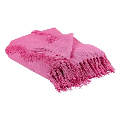 Cotton Blanket x cm Pink KHARI