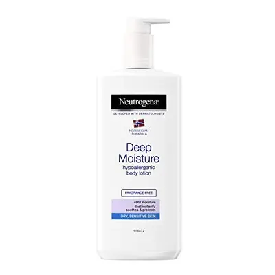 Neutrogena Deep Moisture Hypoallergenic Body Lotion ml for Sensitive Skin