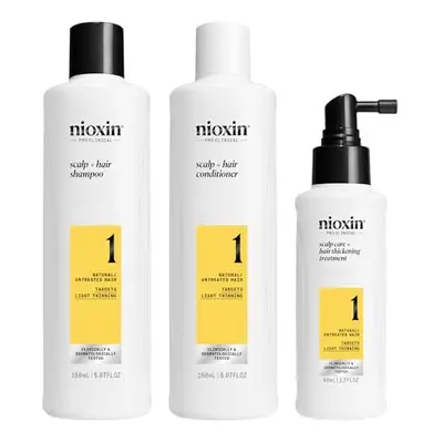 Scalp + Hair Thickening System Kit - Hair Thickening System for Natural Hair with Light Thinning