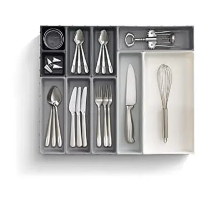 Joseph Joseph Blox 10-Piece Drawer Organiser Set, Grey