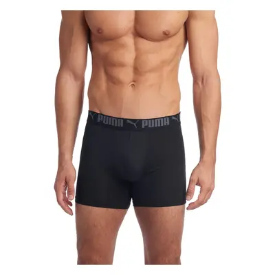 PUMA Men's Pack Athletic Fit Boxer Briefs Castlerock X-Large