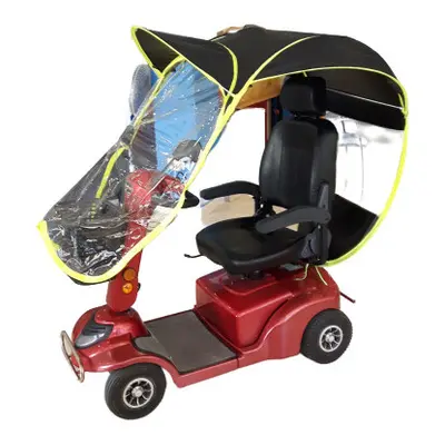 Mobility Scooter Sun & Rain Cover Universal Black in Colour