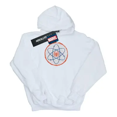 (L, White) Marvel Womens/Ladies Spider-Man Atom Hoodie