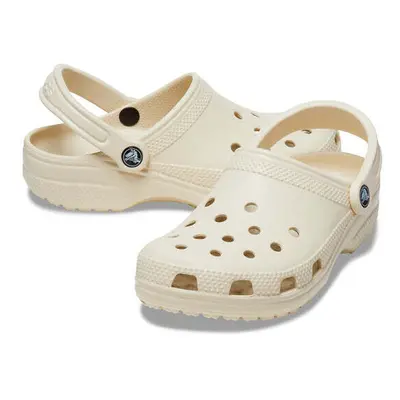 (Mens US 8/Womens US 10) Crocs Classic Clogs Sandal Clog Sandals Slides Waterproof - Bone