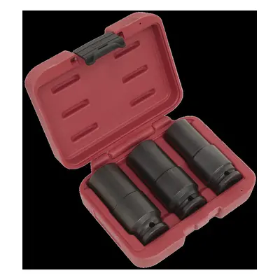 Deep Weighted Impact Socket Set 1/2"Sq Drive 3pc