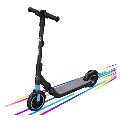 (Black) Kids Electric Scooter Foldable 8km Range Speed Modes