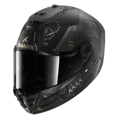 (M) Shark Spartan RS Carbon Full Face Helmet Xbot Black / Anthracite / Gold