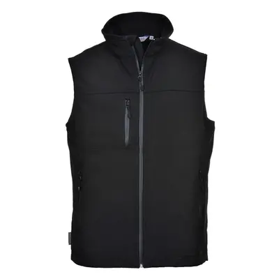 (Black, L) Portwest Softshell Bodywarmer (3L)