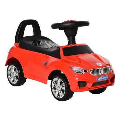 HOMCOM Ride on Car Baby Toddler Walker Foot to Floor Sliding Car Slider Red