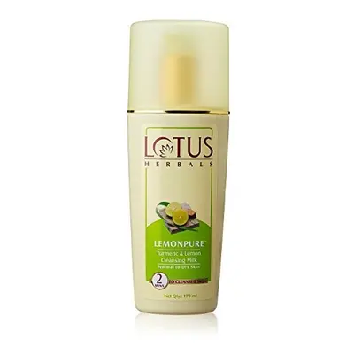 Lotus Herbals Lemonpure Turmeric and Lemon Cleansing Milk, 170ml