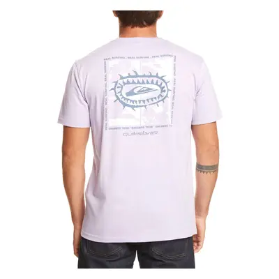 (XL, Purple Rose) Quiksilver Mens Urban Surfin Short Sleeve Crew Neck Cotton T-Shirt Top Tee