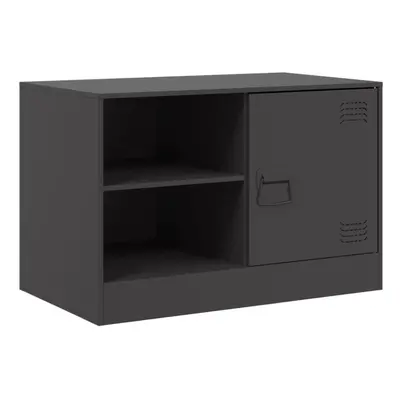 (black, pcs) vidaXL TV Cabinet TV Stand TV Unit Entertainment Centre Media Cabinet Steel