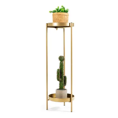 30kg Load Metal Plant Stand Potted Tier For Bedside EndTable Balcony