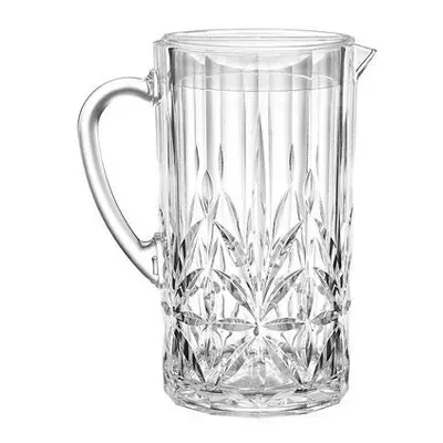 Glass Crystal-Look Acrylic Jug with Lid