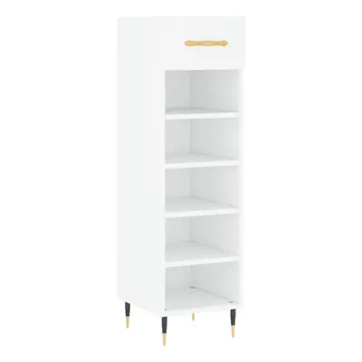 (white) vidaXL Shoe Cabinet Shoe Cupboard Shoe Storage Rack Organiser Engineered Wood