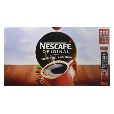 NESCAFÃ Original Instant Coffee Stick Packs, Box of