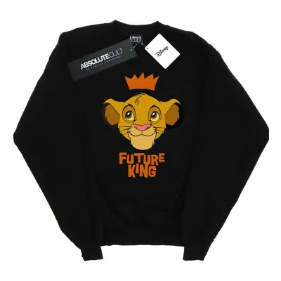 (5XL, Black) Disney Mens The Lion King Simba Future King Sweatshirt