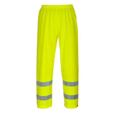 (XL R, Yellow) Portwest Mens Ultra Sealtex Hi-Vis Rain Trousers