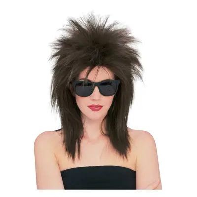 Rubie's Superstar Spiky Wig Brown One Size