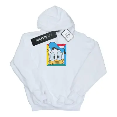 (5-6 Years, White) Disney Girls Donald Duck Panicked Hoodie