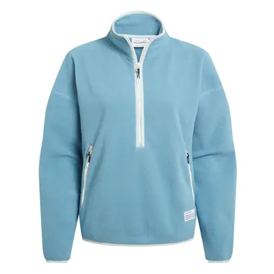 (20 UK, Light Denim) Craghoppers Womens/Ladies CO2 Renu Technology Half Zip Fleece Top