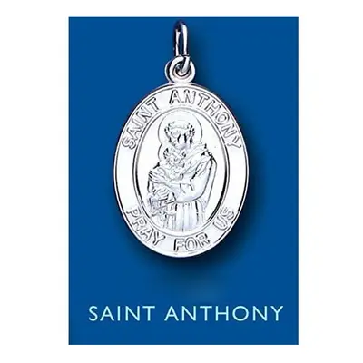 (24" Chain) Saint Anthony Pendant Sterling Silver Hallmark All Chain Lengths