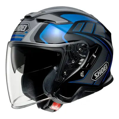 (M, Grey/Blue) Shoei J-Cruise Aglero TC-2 Black / Grey / Blue