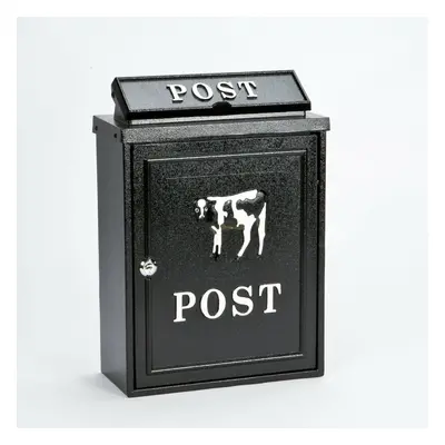 (Cow) Vintage Decor Post Box Animal Design