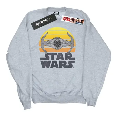 (L, Sports Grey) Star Wars Mens Sunset TIE Fighter Sweatshirt