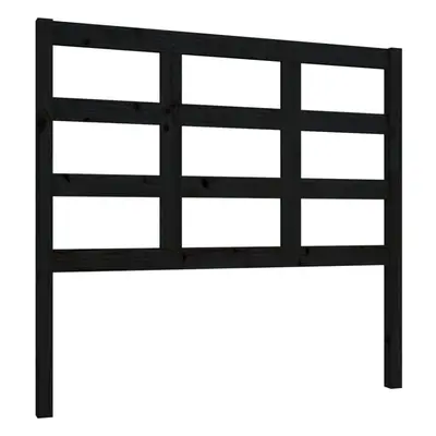 (black, 105.5 x x cm) vidaXL Bed Headboard Home Bedroom Decorative Bed Header Panel Solid Wood P