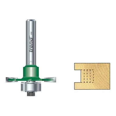 Trend C145X1/4TC C145 x 1/4 TCT Bearing Guided Slotting Cutter 6.3mm