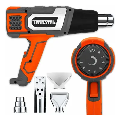 Heat Gun 2000W Variable Temperature Control 80Â°C - 600Â°C Terratek