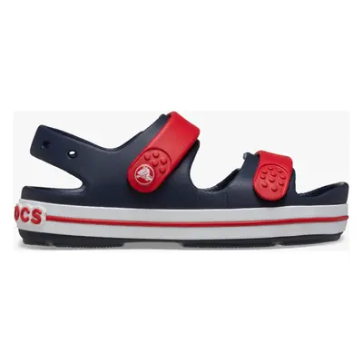 (UK 8, Navy/Varsity Red) Crocs 209424-84I TODDLER CROCBAND CRUISER Kids Sandals Ballerina/Lavend