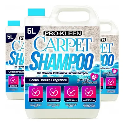 (15L, Ocean Breeze) ProKleen Carpet Deep Cleaning Shampoo Solution