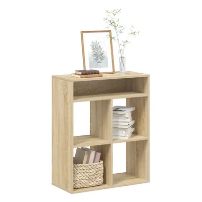 vidaXL Book Cabinet Sonoma Oak 66x31x80 cm Engineered Wood storage cabinet