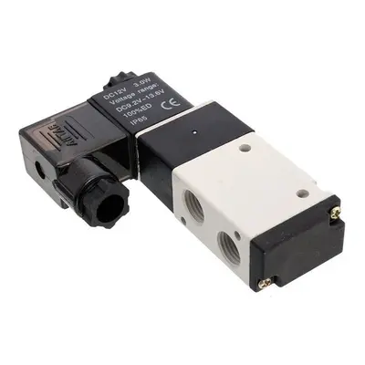 1/4 Inch DC 12V Pneumatic Electric Magnetic Solenoid Valve Way Position