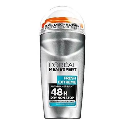 L'OrÃ©al Men Expert Fresh Extreme Roll-On Deodorant 48H Protection Regulates Sweat and Fights Bo