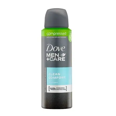 Dove Men+Care Clean Comfort Aerosol Anti-Perspirant Deodorant Compressed 125ml