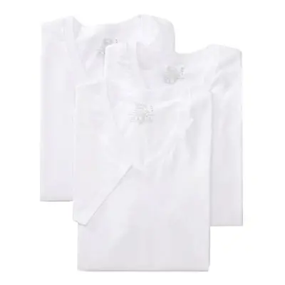 Fruit of the Loom Men's V-Neck T-Shirt White X-Large(Pack of 3)