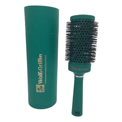 Wolf & Griffin Professional Vented Barrel Brush | Round Brush for Blow Drying | Extra Large Roun