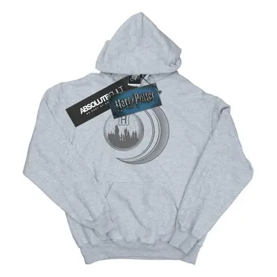 (9-11 Years, Sports Grey) Harry Potter Girls Hogwarts Moon Hoodie