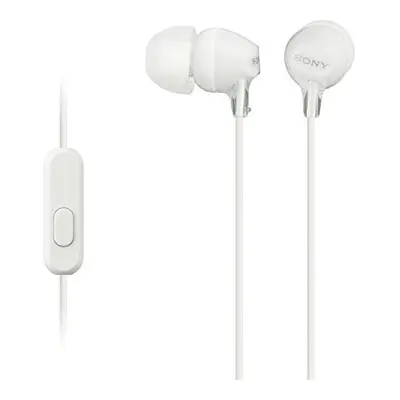 Sony Fashionable Headphones W/Mic White