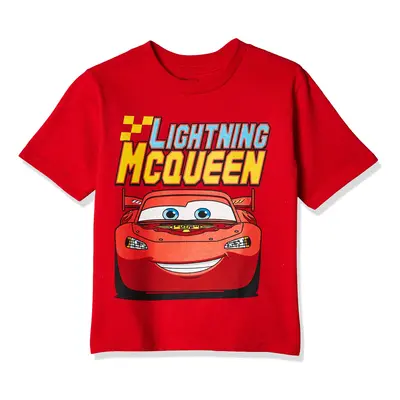 Disney Little Boys Toddler Cars Lightning Mcqueen Toddler TShirt Red 2T