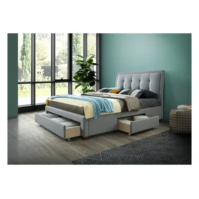 Sienna Double Bed-Grey