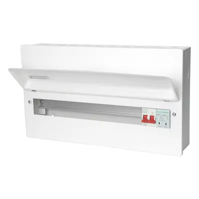 DANSON WAYS METAL CONSUMER UNIT WITH SPD AND 100A MAIN SWITCH