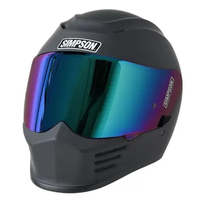 (L) Simpson Speed Solid ECE 22.06 Full Face Helmet Matt Black