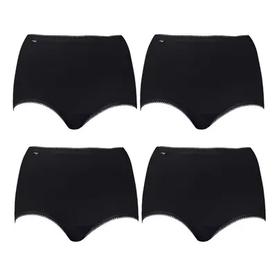 (20) 4x Sloggi Originals Maxi Briefs Womens Ladies Underwear Undies Panties Black Bulk