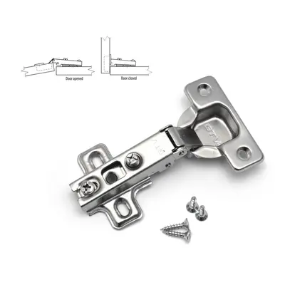 100 x STANDARD KITCHEN CABINET DOOR HINGE mm + screws