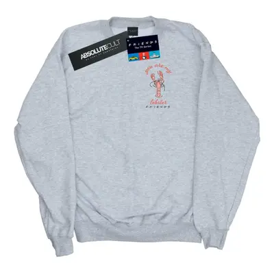 (S, Sports Grey) Friends Womens/Ladies Lobster Chest Sweatshirt